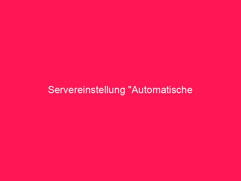 Servereinstellung "Automatische Aktualisierung der Lizenzdatei" | conzept 16 Blog