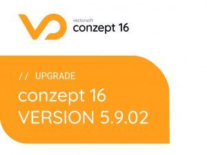 onzept 16 update to version 5.9.02 in May 2022 | vectorsoft
