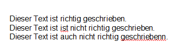 Rechtschreibprüfung