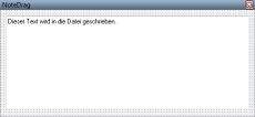Anwendung NoteDrag