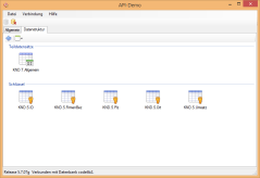 ApiDemo - Datenstruktur